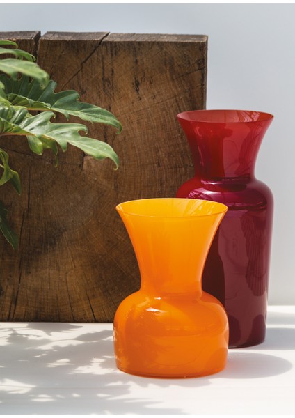 Profili Daisy Zeytin Yeşili Cam Büyük Boy Vazo modelleri