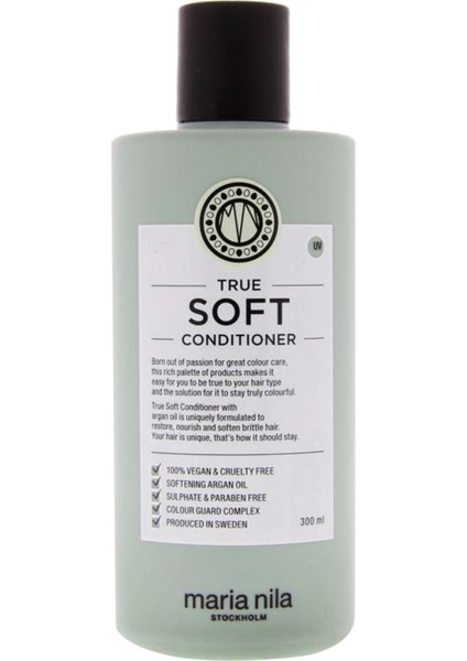 True Soft Kuru Saçlar Için Nemlendirici Saç Bakım Kremi 300 ml