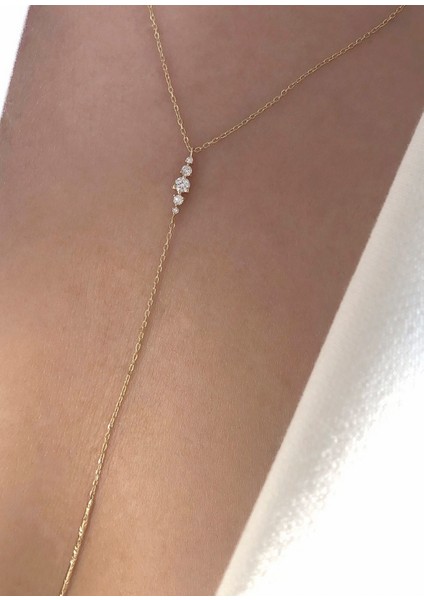 Marsilya Necklace Pırlanta Taşlı 14 Ayar Altın Kadın Kolye fiyatları