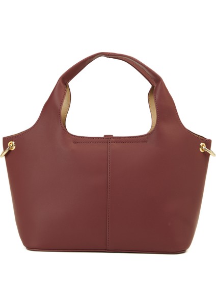 Bordo Logo Detaylı Kadın Çapraz Çanta fırsatları