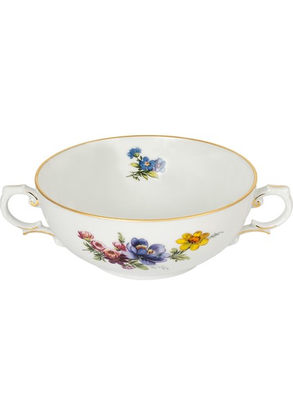 Alt Bunte Blume Kulplu Çorba Kasesi