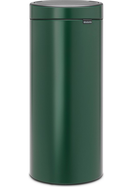 New Pine Green Çelik Dokunmatik Mutfak Çöp Kovası 30 Lt