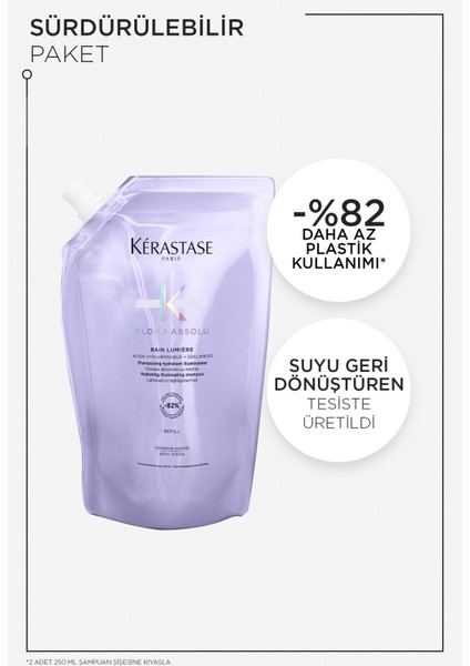 Blond Absolu Bain Lumiere Parlaklık Veren Refill Şampuan 500 ml fırsatları