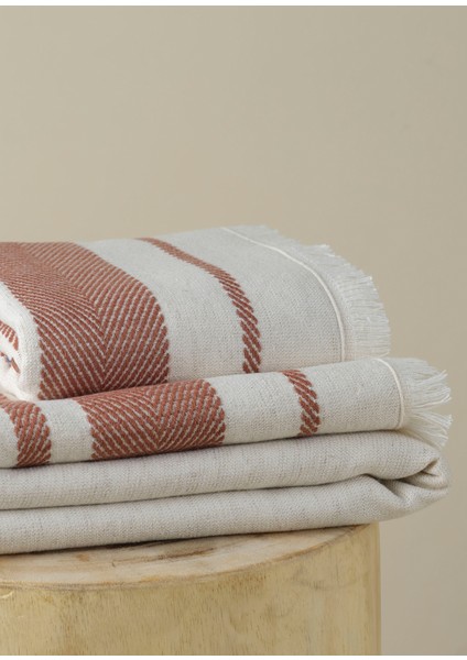 Fındık Rengi Keten Terra Tencel™ Banyo Havlusu 90 x 150 cm fiyatları