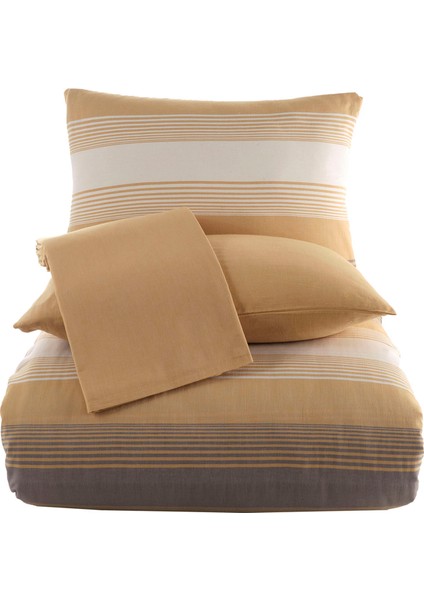 Caden Desenli Renkli Pamuk Çift Kişilik Nevresim Takımı 200 x 220 cm