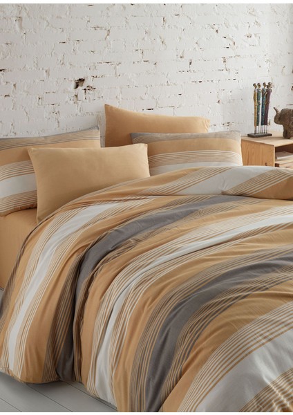 Caden Desenli Renkli Pamuk Çift Kişilik Nevresim Takımı 200 x 220 cm modelleri