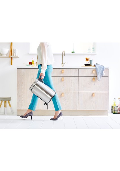 Newicon Fpp Matt Çelik Pedallı Mutfak Çöp Kovası 12 Lt indirimleri