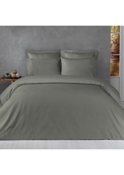 Ängsgranskog Antrasit %100 Pamuk Battal Boy Nevresim Takımı 240 x 220 cm fiyatları