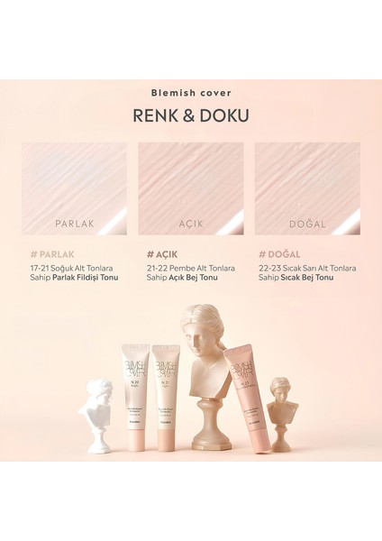 Blemish Cover Concealer N20 Bright Leke Kapatıcı 12 gr fiyatları