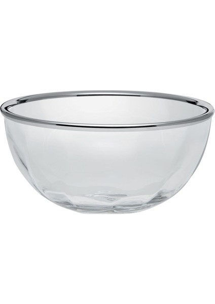 Eclat Gümüş Kaplama Cam Kase