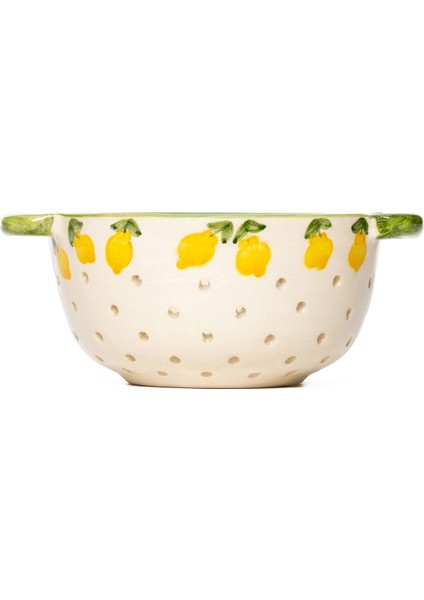 Lemon Splash Collection Seramik Makarna Süzgeci fiyatları