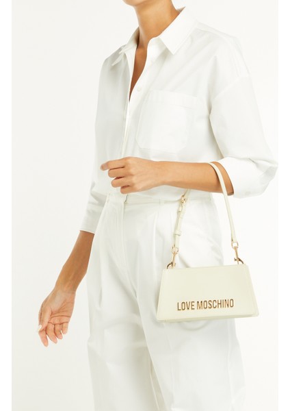 Fildişi Logolu Kadın Omuz Çantası fiyatları