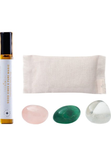 Self Love 3'lü Kuvars ve Canlandırıcı Masaj Yağı 10 ml Cilt Bakım Seti