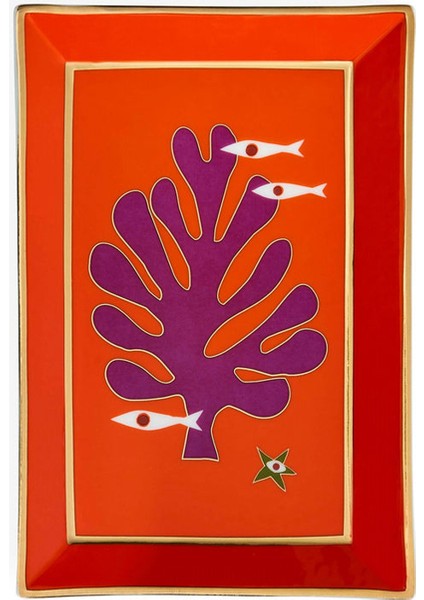 Playa Çok Renkli Seramik Dekoratif Tabak