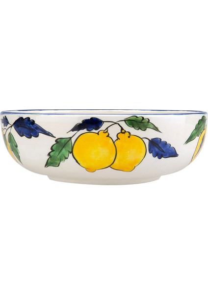 Amalfi Coast Handmade Midi Seramik Salata Kasesi fırsatları