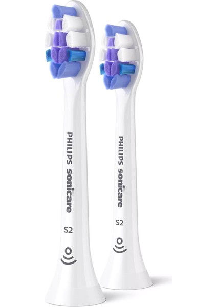 Sonicare HX6052/10 Sensitive Şarjlı Yedek Başlıkları 2'li Beyaz Diş Fırçası