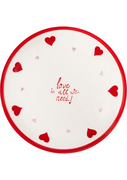 L'amour Paris All We Need Is Love Seramik Ayaklı Pasta Tabağı fiyatları