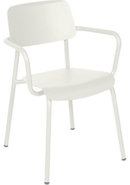 Studie Açık Gri Metal Bahçe Sandalyesi