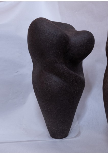 Dialogue 03 Kahverengi Stoneware Dekoratif Obje modelleri