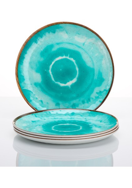 Boho Dream 12 Parça 4 Kişilik Melamin Tabak Seti modelleri