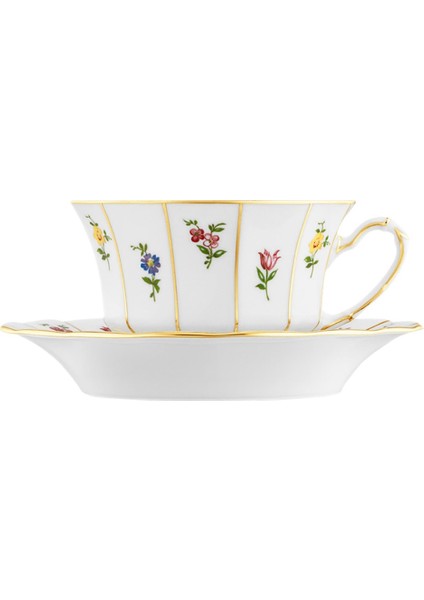 Grecqe Mille Fleurs Porselen Kahve Fincanı 200 ml