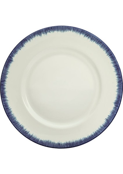 Serengeti Feathered Beyaz Porselen Tabak 20 cm