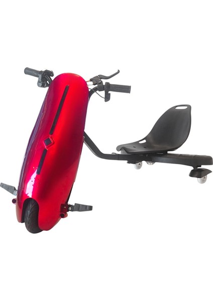 Drift Car Street Dance Kırmızı Elektrikli Kaykay Scooter