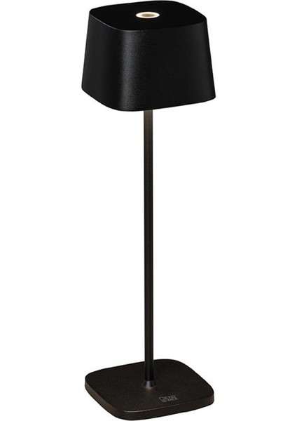 Wo Capri USB Alüminyum Siyah Masa Lambası