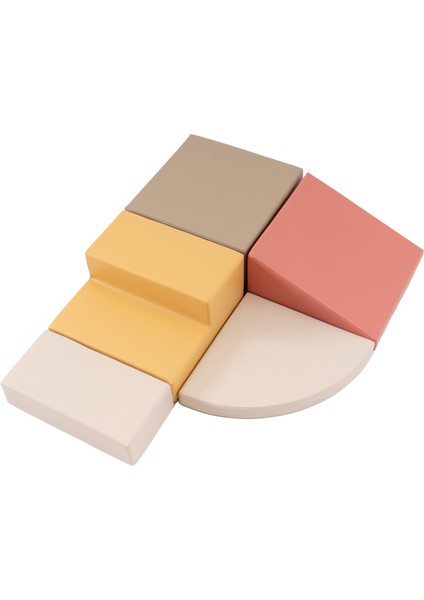 Corner Climber Pastel Pink Yumuşak Aktivite ve Oyun Seti