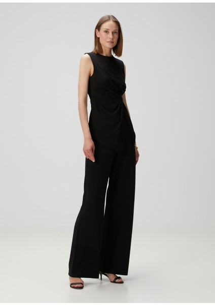 Siyah Jersey Pantolon