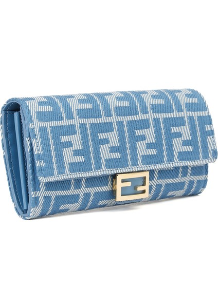 Baguette Continental Mavi Kadın Çanta modelleri