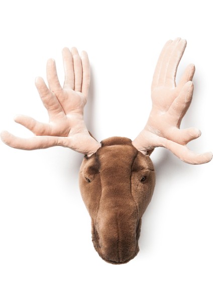 Peluş Geyik Alfred Duvar Aksesuarı