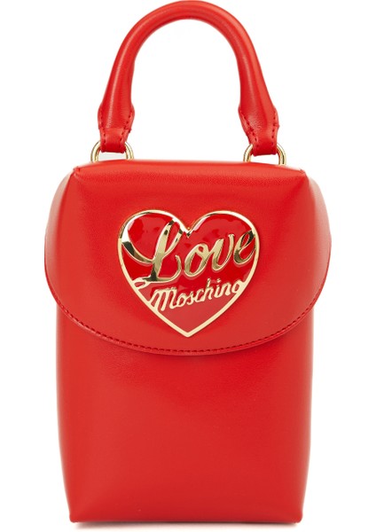 Love Heart Kırmızı Kadın Çapraz Çanta