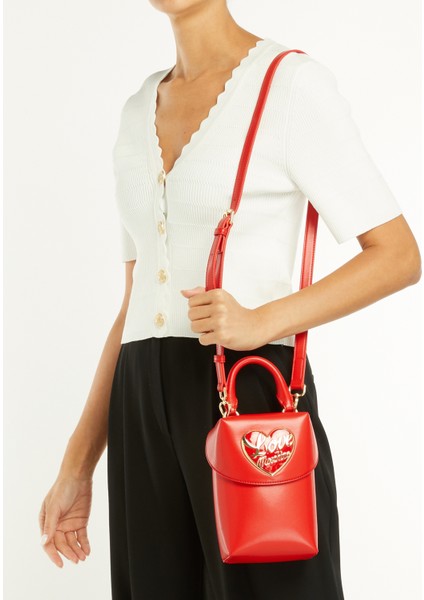 Love Heart Kırmızı Kadın Çapraz Çanta fiyatları