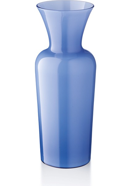 Profili Sword Lily Gökyüzü Mavisi Cam Küçük Boy Vazo