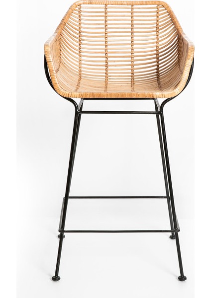 Float Natural Rattan Bahçe Bar Sandalyesi fiyatları