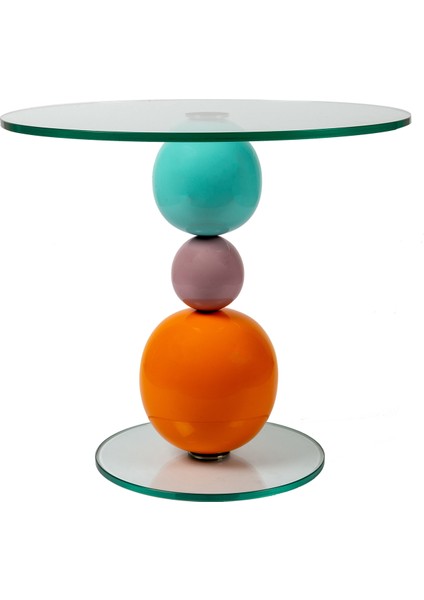 Grandpa Renkli Ahşap Yan Sehpa