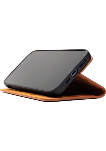 Classic Case iPhone 16 Pro Camel Deri Telefon Kılıfı modelleri