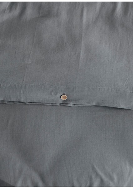 Marla Gri Doğal Pamuk Çift Kişilik Nevresim Takımı 200 x 220 cm fırsatları