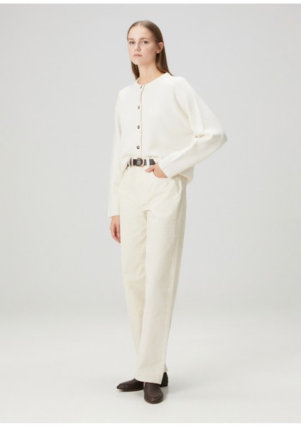 Aidar Ekru Yün Triko Hırka fiyatları