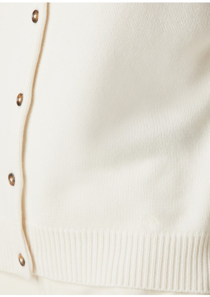 Aidar Ekru Yün Triko Hırka indirimleri