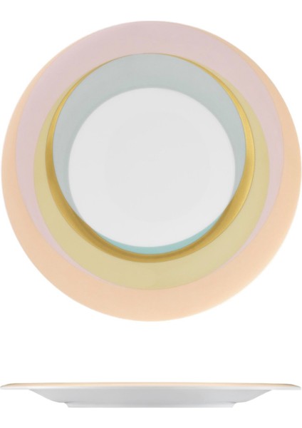 Fluen Shifting Colors Porselen Pasta Tabağı 22 cm