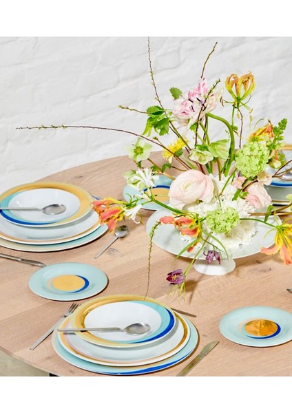 Fluen Shifting Colors Porselen Pasta Tabağı 22 cm fiyatları