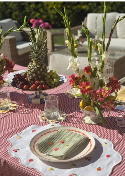 Fruit Desenli Keten 2'li Amerikan Servis Seti modelleri