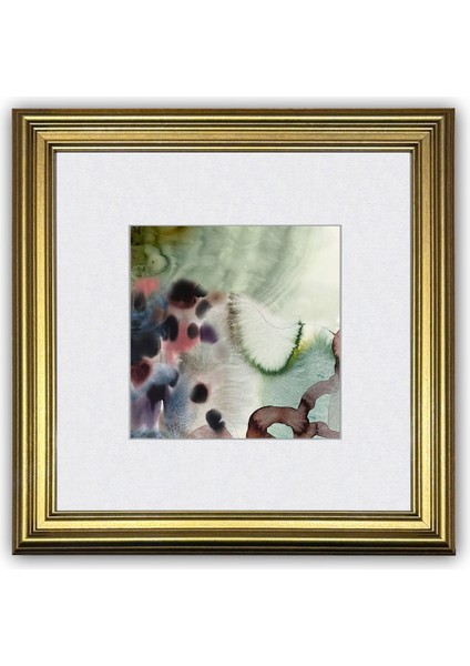 No.01 Classic Gold Colorful Fine Art Baskı
