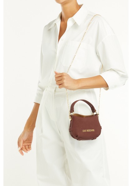 Bordo Logo Detaylı Kadın Çanta fiyatları