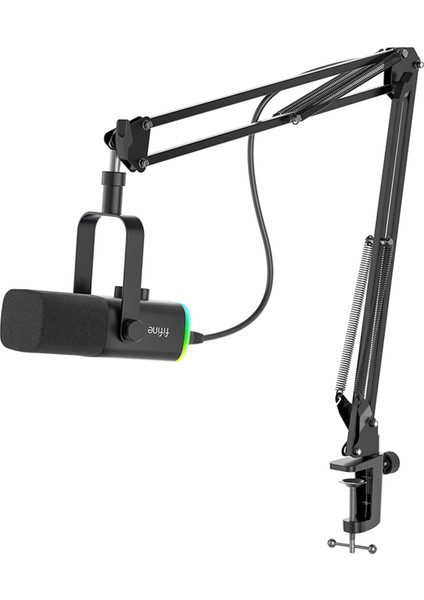 Ampligame AM8T Xlr/usb Rgb Dinamik Mikrofon Seti