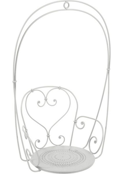 1900 Beyaz Metal Salıncak