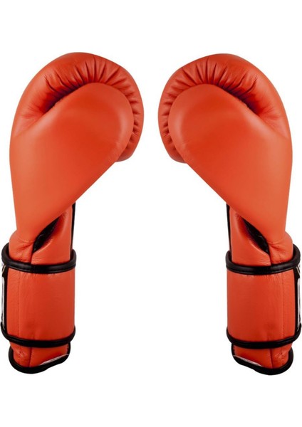 Orange Leather Strap & Attached Thumb And Hook & Loop Closure Boks Eldiveni fiyatları