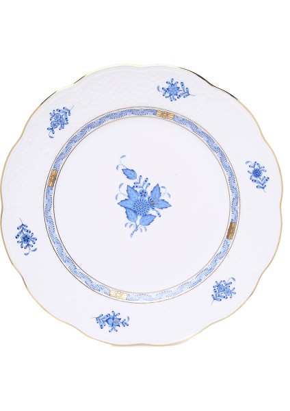 Apponyi mavi Desenli 28 cm Porselen Tabak